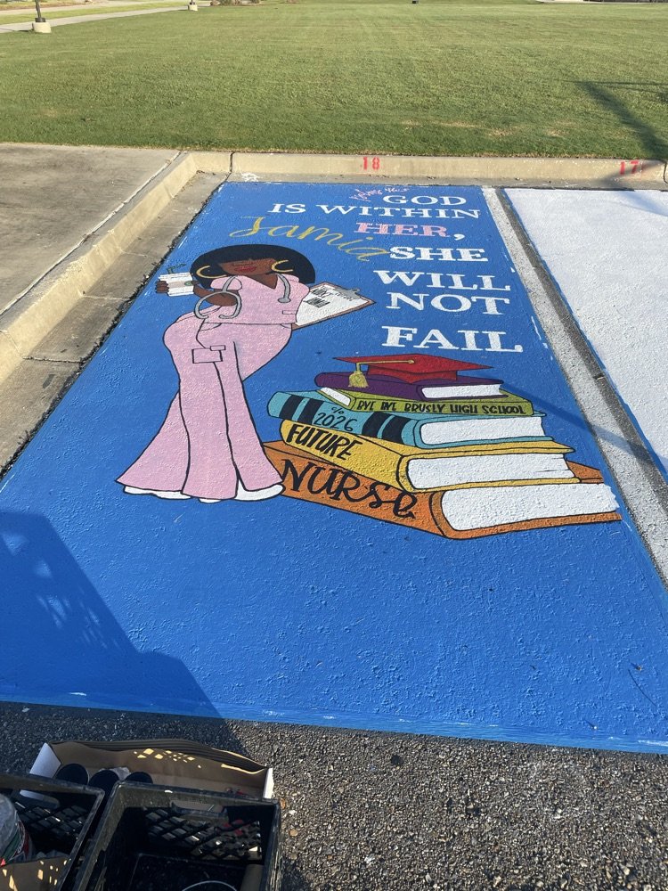 wbrpanthers's tweet image. Senior parking spots, started slow, starting to come around. β€οΈ the personal touches & quality π¨π¨π¨ππ π
