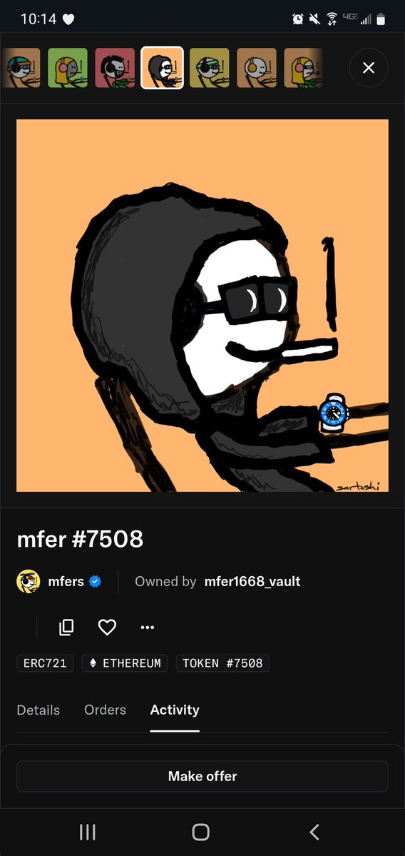AndyJChi's tweet image. Drooling over this guy in the vault. How do I get it? $mfer