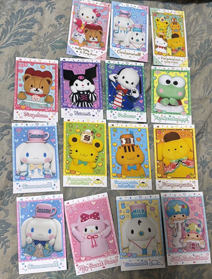 サンリオ キャラポトレ2 交換

【譲】画像参照

【求】 ばつ丸&gt;マイメロ

箔押しは複数ばつ丸との交換を希望します。

郵送交換希望です。

まとめての交換優先させて頂きます。

希望比率記載の上、お心あたりのある方からのご連絡お待ちしてます。