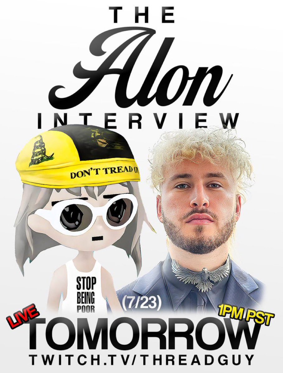 OGshoots's tweet image. if ThreadGuy drops a coin tomorrow on stream I’m full porting everything I own
you can have my kidney and my left nut big bro