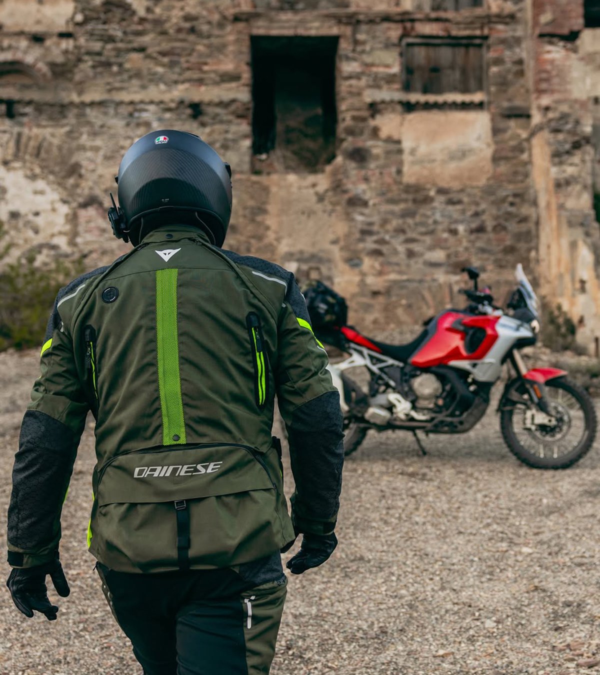 Dainese バイク メッシュジャケット ブラック/イエロー