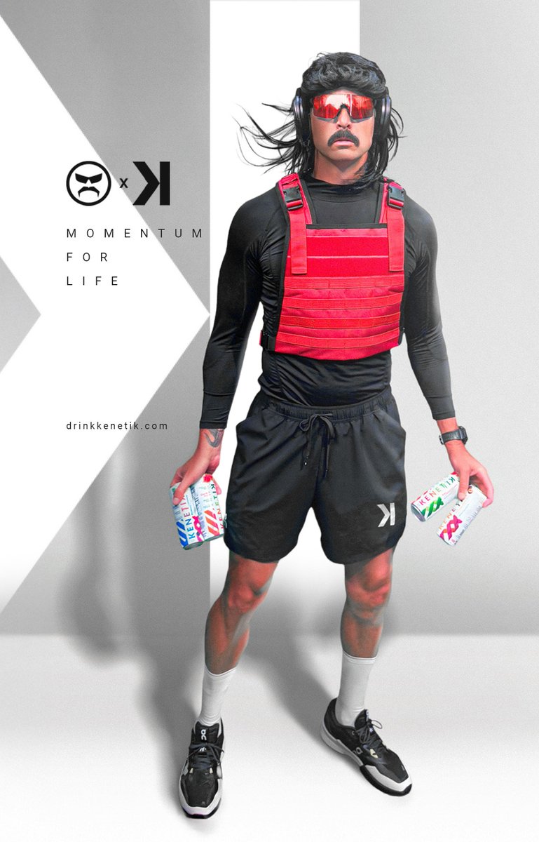 DrDisrespect's tweet image. Happy to announce that I’m now an owner in @Kenetik, a brand that’s building the future of human performance.
Violence. Speed. Momentum for life.
Use code DOC to try it for yourself: kenetik.ly/doc