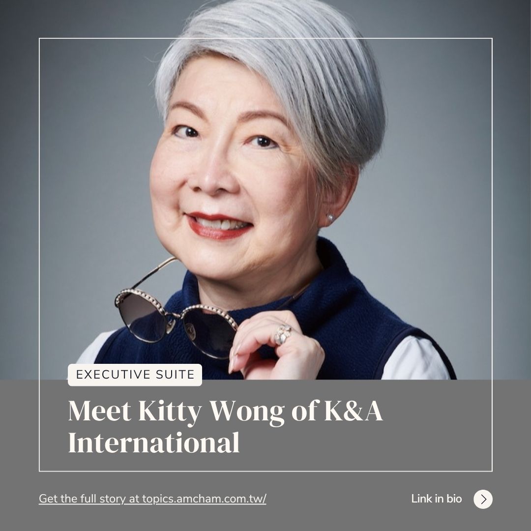 AmChamTaiwan's tweet image. Trailblazer. Mentor. The original “Green Lady” of Taiwan’s MICE industry. 🌱
Kitty Wong reflects on 30+ years of bold leadership, sustainable innovation, and staying true to yourself in a changing world.
Read more 👉 bit.ly/3TSIz5S