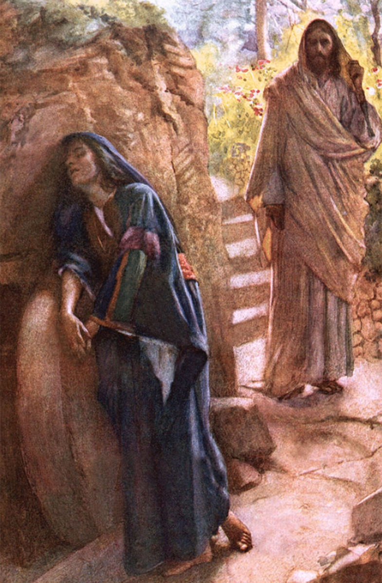 "Mary..."
Jesus calls us by our name.

#DailyGospel