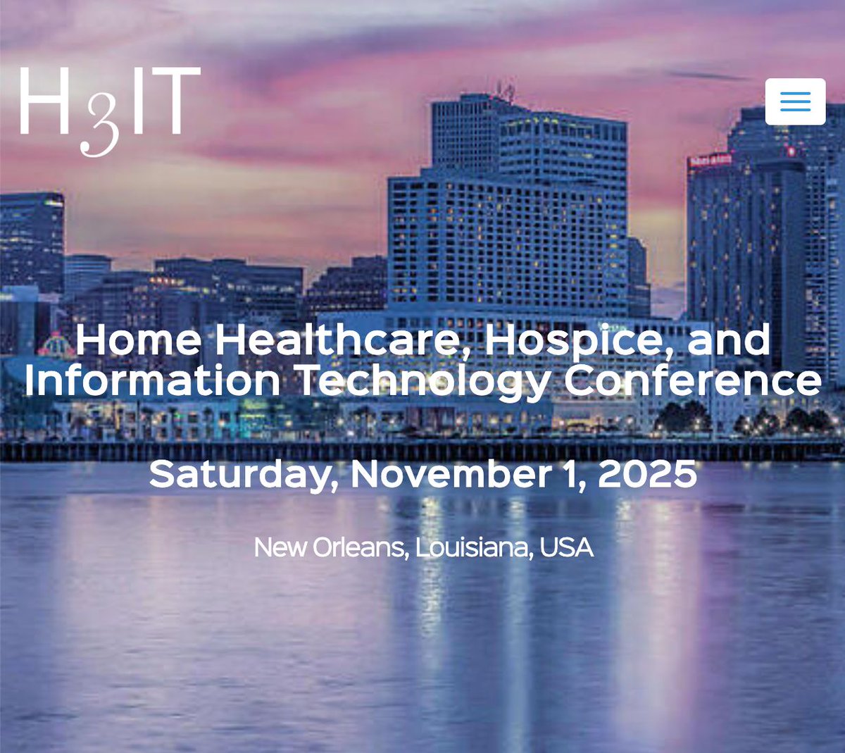 🚨 Home care leaders:
Got innovation in tech or workflow? Share it with the world.

Abstracts for the 2025 Home Healthcare, Hospice &amp; Information Technology 
(H3IT) Conference are due AUG 1.

📍 Nov 1 | New Orleans
🔗 Submit: h3it.org

#H3IT2025  #HomeCare