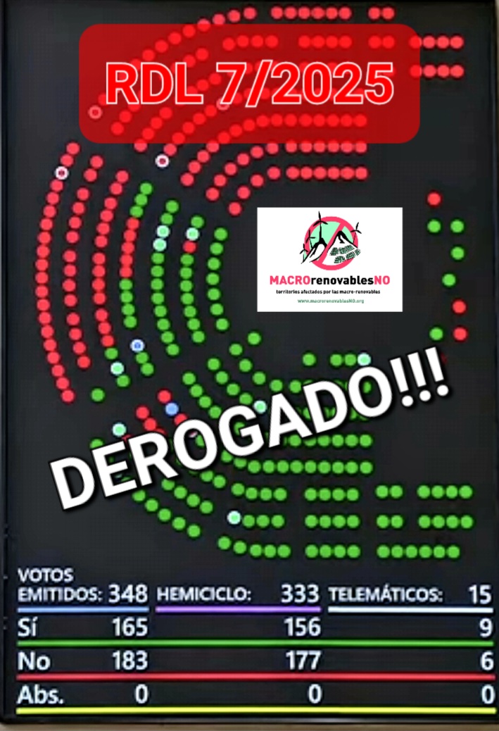 Nos congratula informaros de que el RDL 7/2025 ha sido DEROGADO en el Congreso de los Diputados, ayer, día 22 de Julio 2025.

Queda por lo tanto, sin efecto.

🧵
