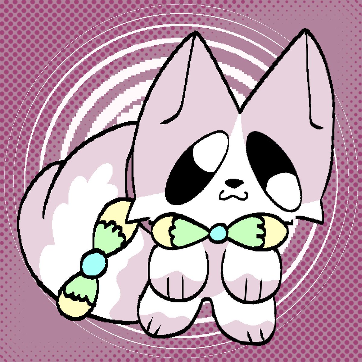 Wendu_UvaMorada's tweet image. Cosa extraña que hice, no se que es pero le diré gato deforme