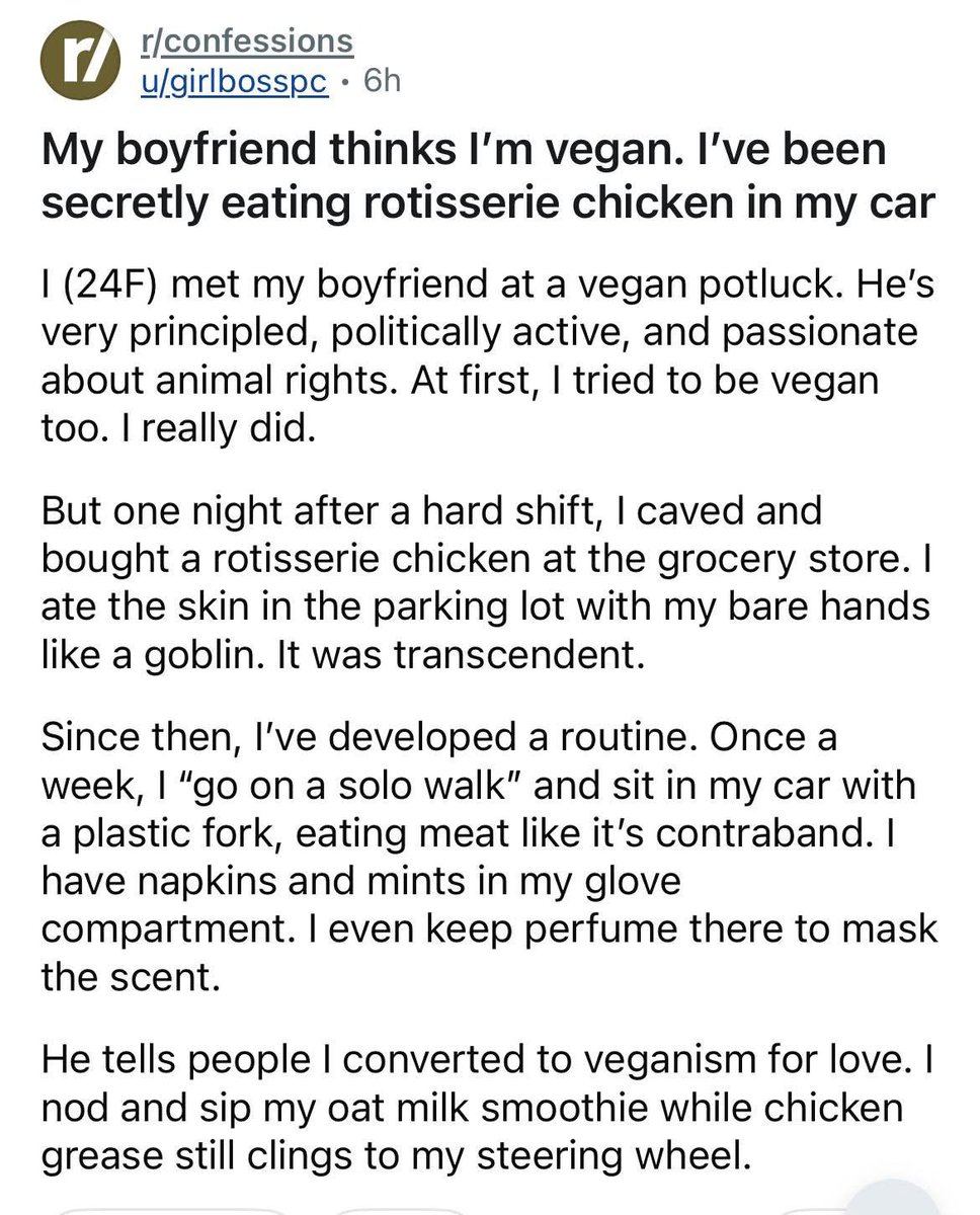 GentlemanRascal's tweet image. Girl, find yourself a man that loves meat as much as you do.
…shouldn’t have phrased it like that