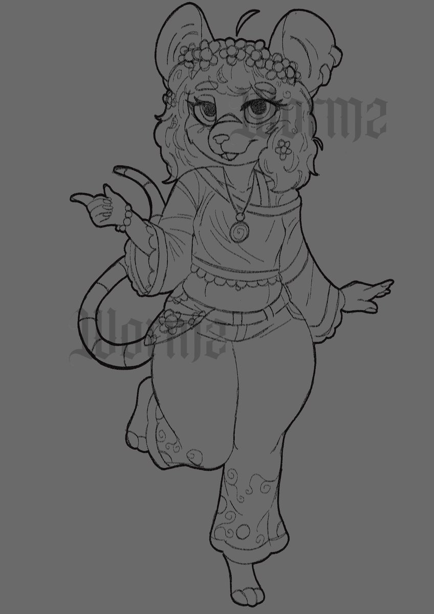 WormzandbugzXD's tweet image. She likes to frolic and have fun
Btw if you pay more than 40$ I’ll color her any way you want &lt;3