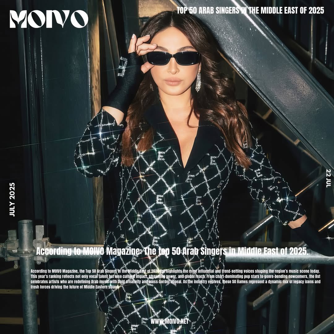 Elissaians's tweet image. MOIVO — Top 50 Arab singers in the middle east of 2025 @elissakh @erecordsmusic
