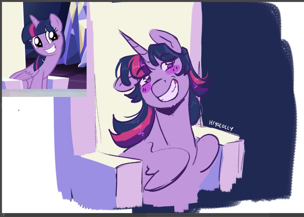 hiyacolly's tweet image. twily doodle because i haven&apos;t drawn her in a while :3 #mlp