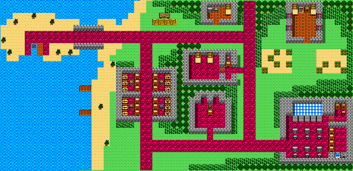 Got a few more maps redone. Really trying to pull in the NES/80's RPG vibe in. I think theyre coming along nicely.
#indiedev #indiegame #gamedev #rpgmaker #pixelart #RPG #LegendoftheSceleris
