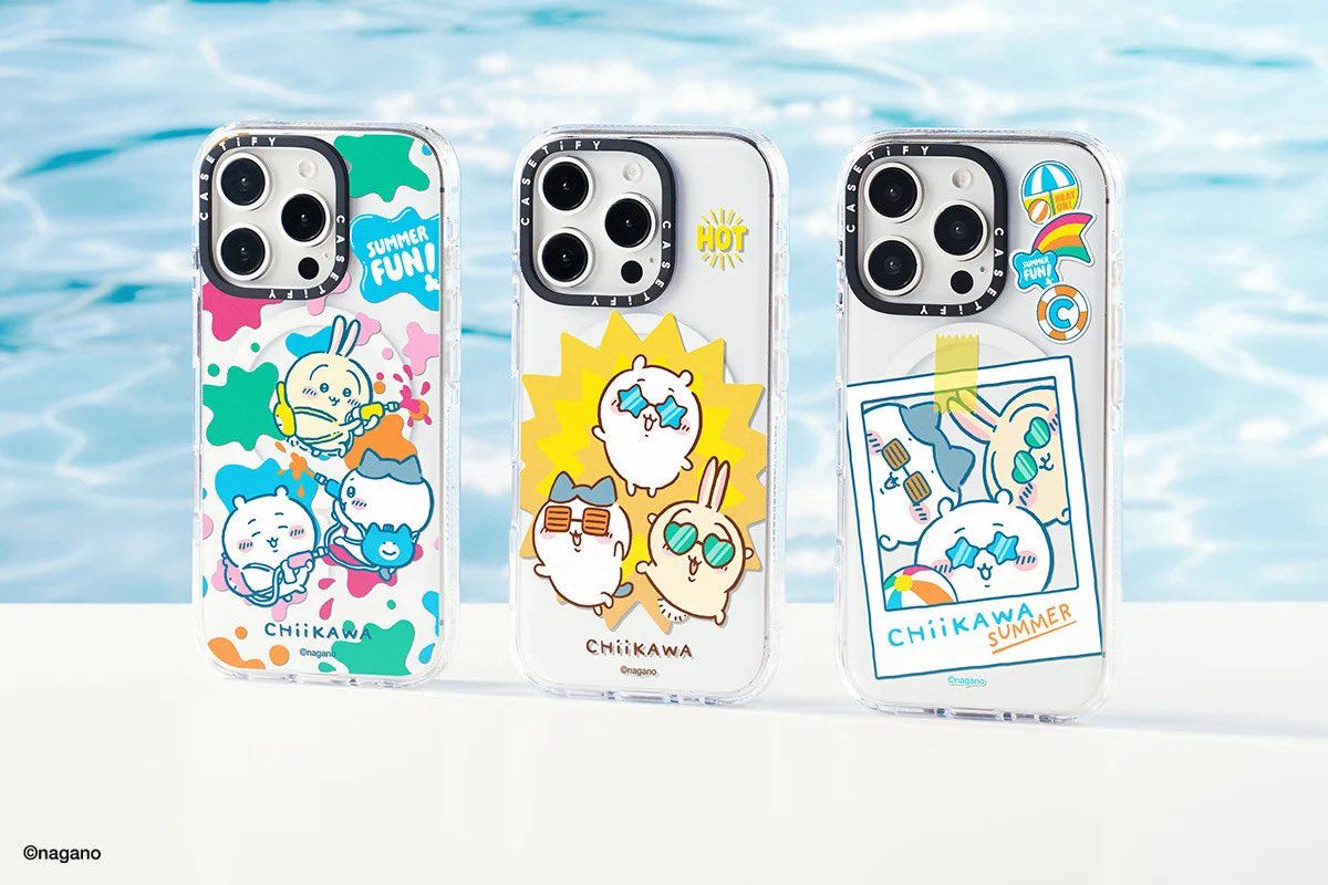 ちいかわ x CASETiFY コラボコレクション第2弾が国内7月25日（金）AM11
