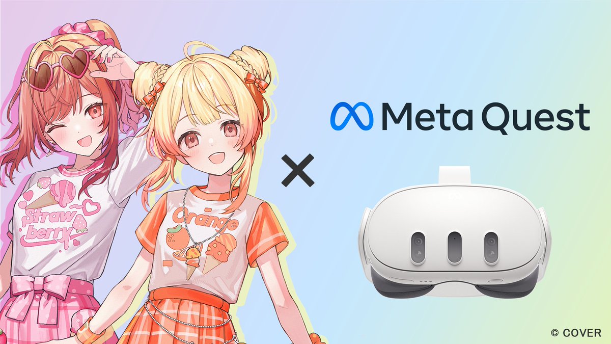MetaQuestJapan's tweet image. /
#MetaQuest × #ホロライブ
コラボ配信決定!
\
ホロライブから #ReGLOSS の
一条莉々華さん
音乃瀬奏さん
にMeta Questを遊び尽くしていただきます!
#holonatsuParadise のVRCゲーム大会の練習プレイも!
📅 7月24日(木) 21時〜
お二人のYouTubeチャンネルにて配信しますので、お楽しみに!