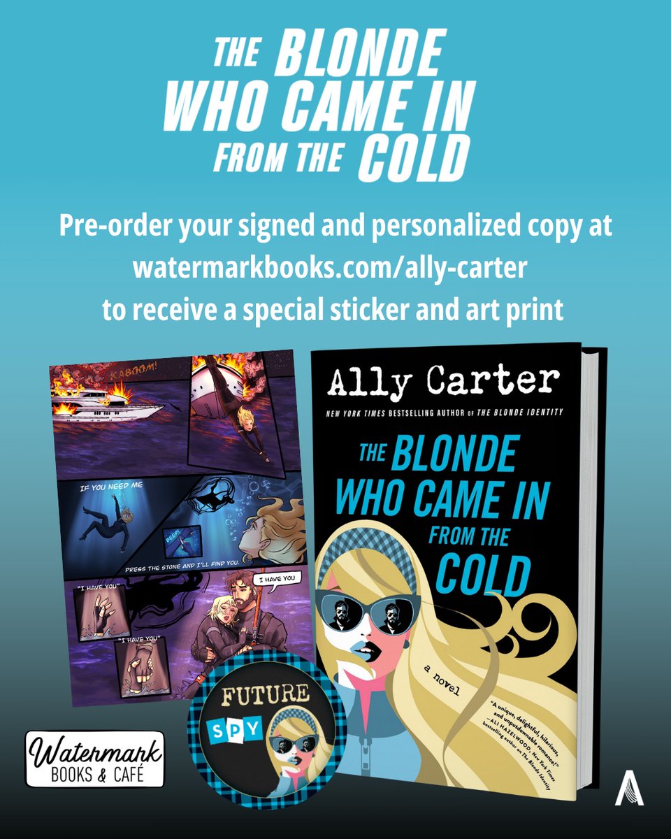 OfficiallyAlly's tweet photo. It’s Mr. &amp; Mrs. Smith-meets-The Hangover!

And the deadline to preorder signed and personalized copies (and some amazing custom art) is THIS FRIDAY!

@Watermarkbooks @avonbooks https://t.co/5HGiXoGzRp