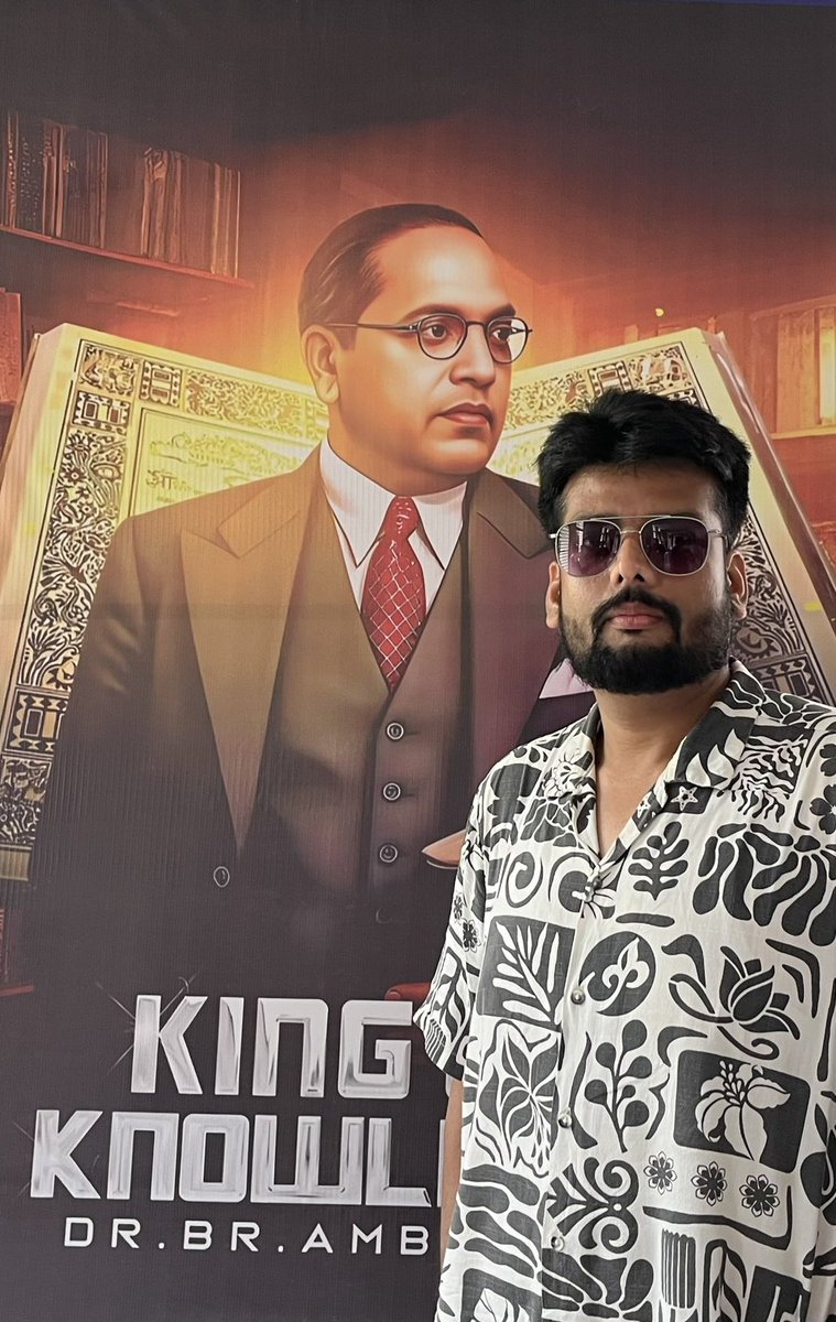 IAmAarav8's tweet image. Happy Birthday to the founder of Tathagata Live, India's no. 1️⃣ Bahujan Vlogger, Traveller & YouTuber @AnjulBamhrolia brother! 🎂♥️ May the grace of Tathagata Gautam Buddha and great men always be with you.
Jai Bhim! 💙