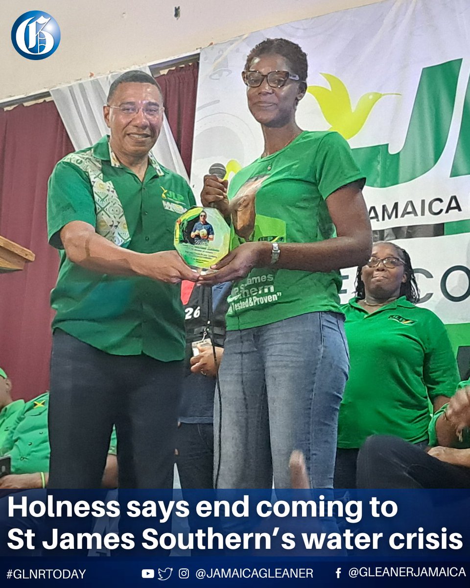 JamaicaGleaner's tweet image. Prime Minister Dr Andrew Holness says millions of dollars are now being spent to bring water to several well-established communities in St James Southern, which has been suffering from a chronic shortage of water over several years.
Read more: jamaica-gleaner.com/article/news/2… #GLNRToday