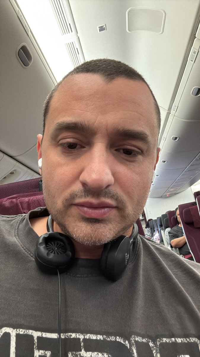 12.5 hours down. Descending. Quick layover then another 6.5 hours. Long day.