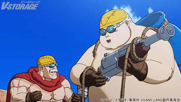 VSTORAGE's tweet image. NHK総合テレビにて
7月26日(土)よる11時45分~放送📺
アニメ『#SANDLAND : THE SERIES』
第4話「砂嵐の向こうに」
場面&あらすじ公開✨
v-storage.jp/anime/etc-anim…
#サンドランド