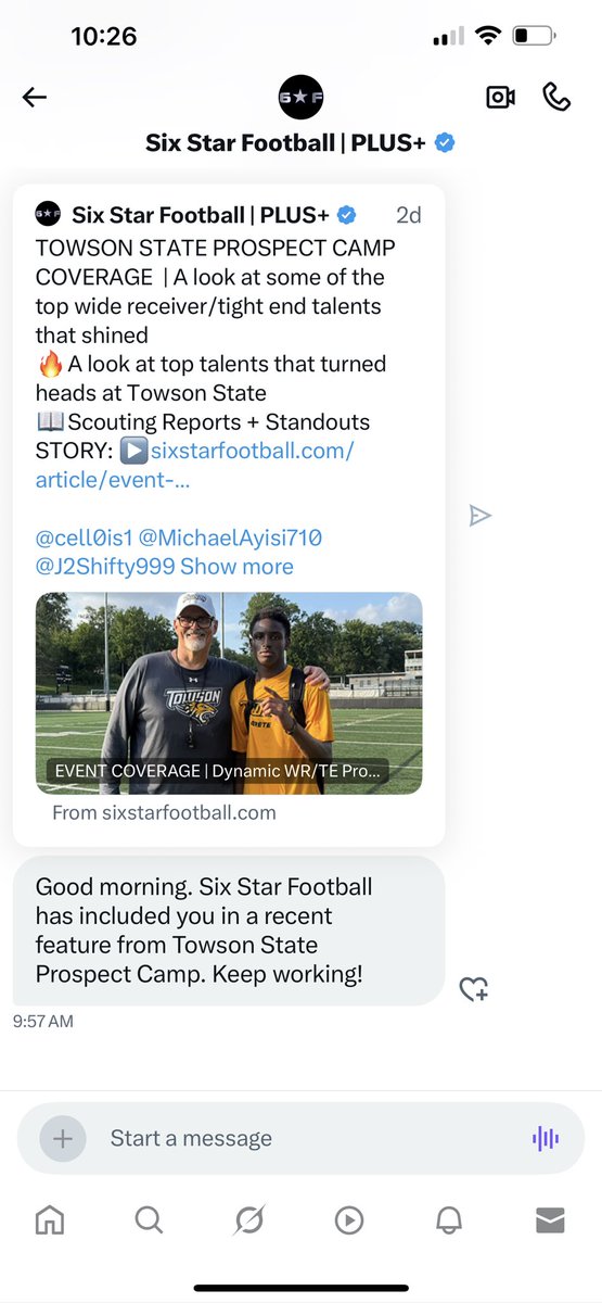 Always nice to be noticed and recognized….hard work pays off!