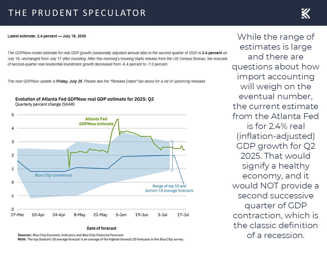 thePrudentSpec's tweet image. 🏗 Economic growth still on track! Atlanta Fed projects Q2 real GDP up 2.4%.  
 
#MacroUpdate #EconNews

For more Econ updates, see the link in the Thread.