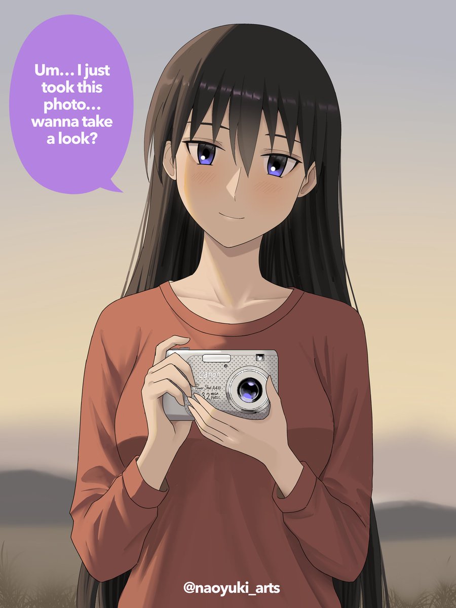 Hmm what kind of photo she took? 
.
.
.
Tags:
#azumangadaioh 
#あずまんが大王