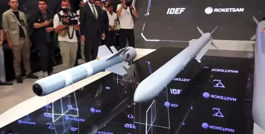 TheDeadDistrict's tweet image. πΉπ· Turkeyβs ROKETSAN unveiled GΓKBORA, a next-gen BVR air-to-air missile with RAMJET propulsion and 160+ km range.
Turkish sources call it their Meteor equivalent, but with longer range and a wider no-escape zone.
