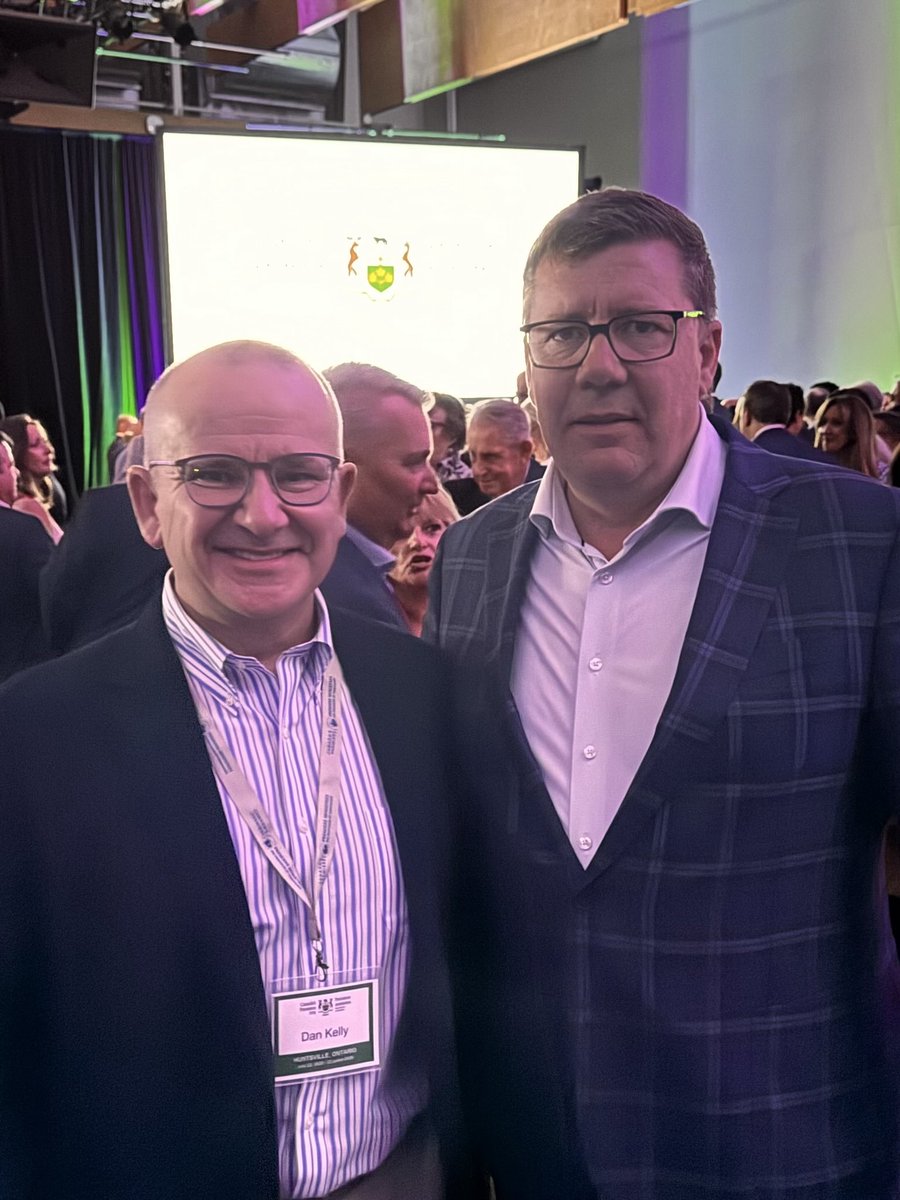 CFIB's tweet image. Good to reconnect with Saskatchewan ⁦@PremierScottMoe⁩ this evening.