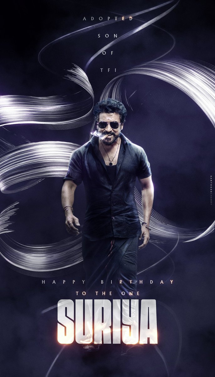 SanthoshCherrry's tweet image. Few actors & their performances connect deeply & are celebrated for a long time 🤩
Wishing the versatile & charming @Suriya_offl an amazing year ahead with many more Blockbusters & Milestones ❤️🔥
A @SanthoshCherrry design 😎
#Karuppu
#HBDSuriya
#HappyBirthdaySuriya