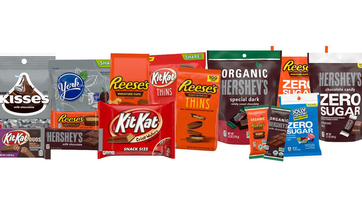 🇺🇸🍫📈Hershey is raising candy prices by double digits due to an “unprecedented” surge in cocoa costs, driven by global shortages &amp; climate-related crop damage in West Africa. The hikes will affect products like Reese’s, Kit Kat, and Hershey Kisses, with smaller pack sizes &amp;