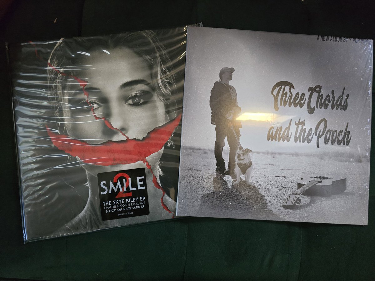 My two new vinyl picks of the week 😂 🐶