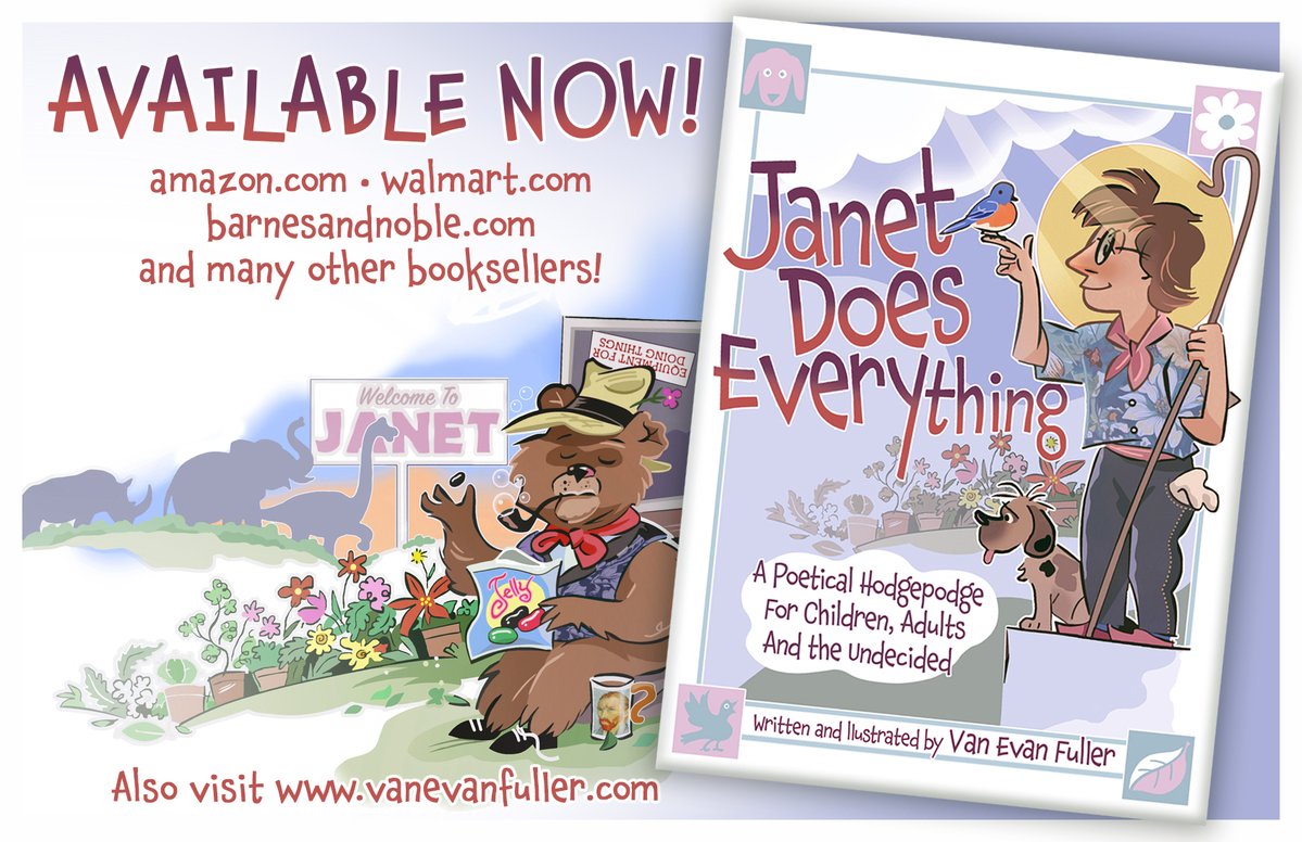 VanFuller55's tweet image. I want you to buy my book. And more importantly, Janet does. Isn't that enough for you?
