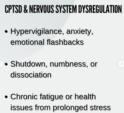 NarcissistBox's tweet image. #cptsd #flashbacks #dissociantion #fatigue #hypervigilance