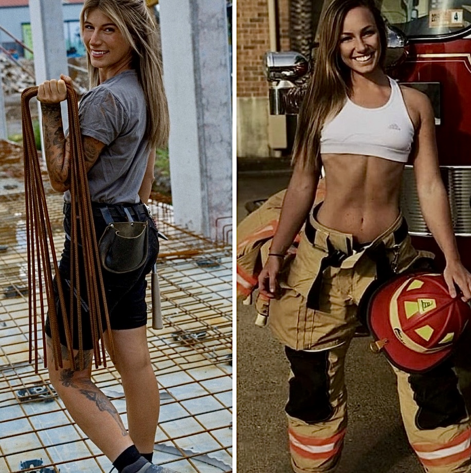 NoDMsPerfavore's tweet image. Need any rebar laid or a fire extinguished? Construction gal or firefighter?