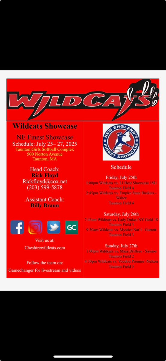 wanner_27's tweet photo. This weekend’s schedule! https://t.co/Jvs8fihrx2