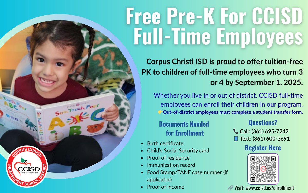 CCISD Office of Assessment and Accountability (@ccisd_oaa) on Twitter photo π Great news for CCISD full-time employees! <a href="/Soniaz76/">Sonia Zyla</a> <a href="/DrSandraClement/">Dr. Sandra Clement</a>
#ccisdproud π Great news for CCISD full-time employees! <a href="/Soniaz76/">Sonia Zyla</a> <a href="/DrSandraClement/">Dr. Sandra Clement</a>
#ccisdproud