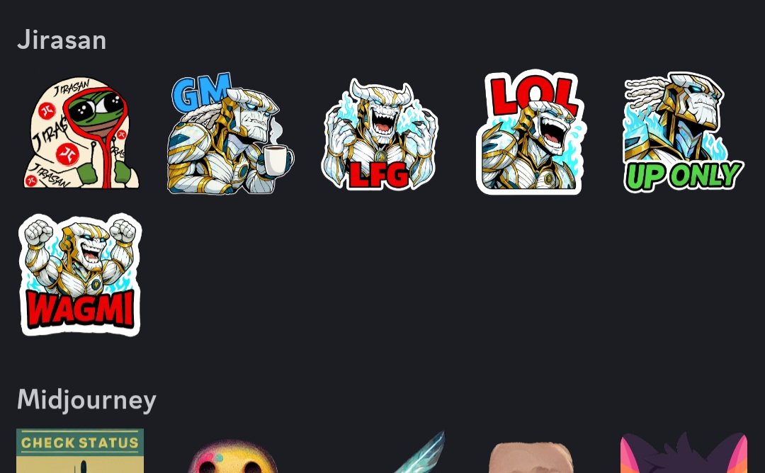 KINGVANE (@kingvanenf13403) on Twitter photo Stickers I made of my PFP made it to the official <a href="/JirasanOfficial/">Jirasan π΄</a> Discord.
Want your NFT or brand as custom Discord stickers? I turn your PFP or brand into high-quality .png stickers, perfect for flexing in chat. Pay in $RDAC or ETH. DM me! Stickers I made of my PFP made it to the official <a href="/JirasanOfficial/">Jirasan π΄</a> Discord.
Want your NFT or brand as custom Discord stickers? I turn your PFP or brand into high-quality .png stickers, perfect for flexing in chat. Pay in $RDAC or ETH. DM me!