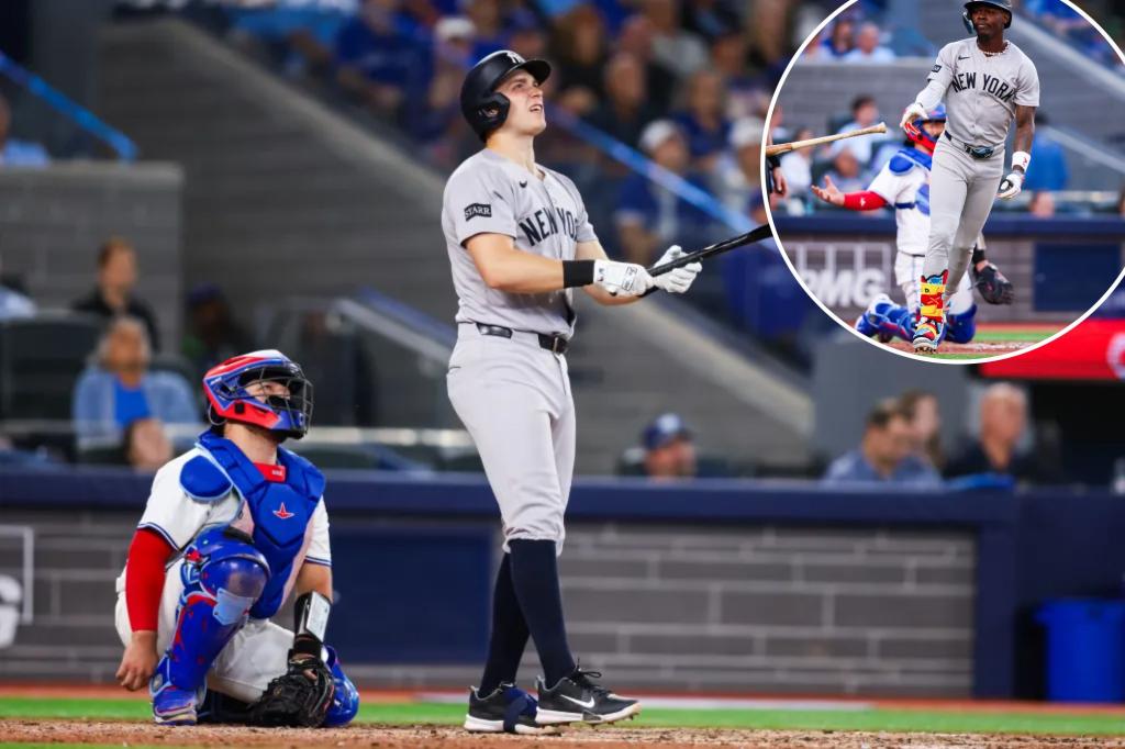 nypostsports's tweet image. Ben Rice’s clutch homer in ninth propels Yankees to big win over Blue Jays trib.al/ElsTNld