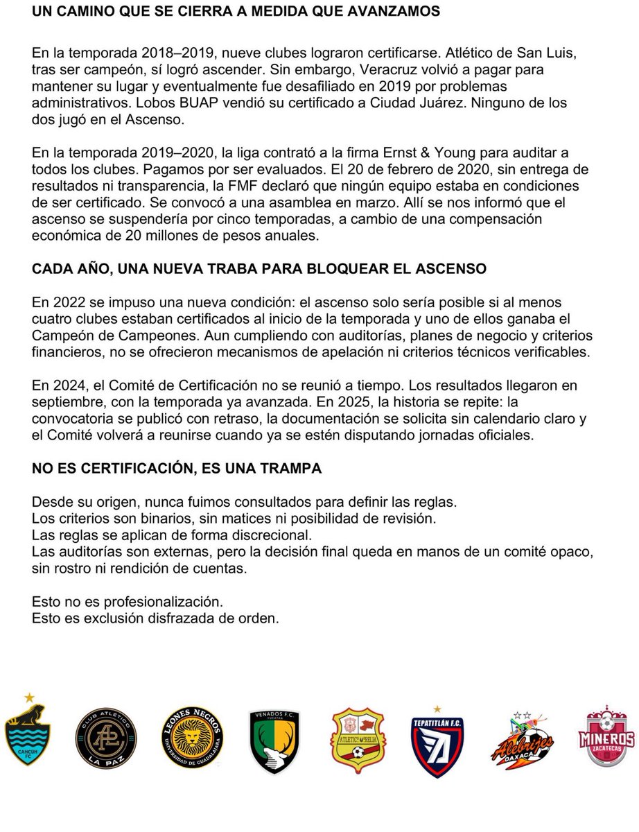 ElDeLaSegunda's tweet image. No seamos cómplices de una Farsa.

#PorElAscensoMX
