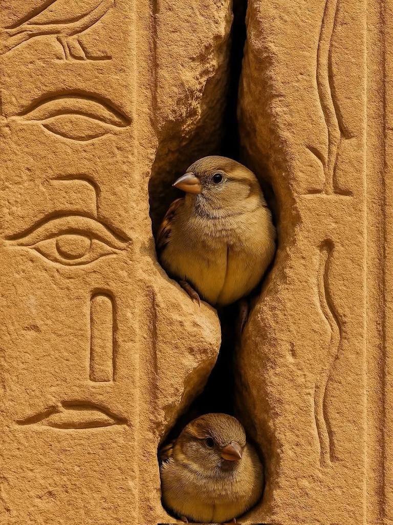 4biddnKnowledge's tweet image. Even the birds in Egypt live between history and myth 🐦✨️