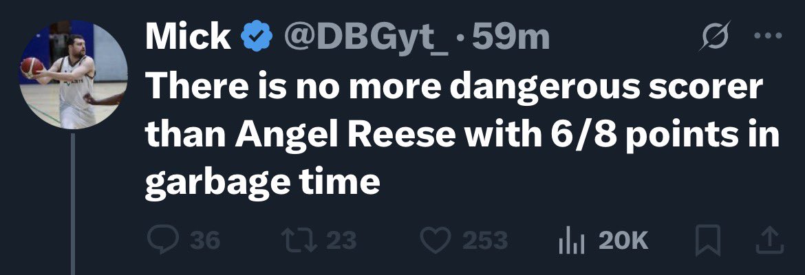 RedickGotNext's tweet image. Caitlin Clark has played 13 games this year and 9 of them sheβs shot less than 35% but you niggas wanna tweet this after 1 game..
