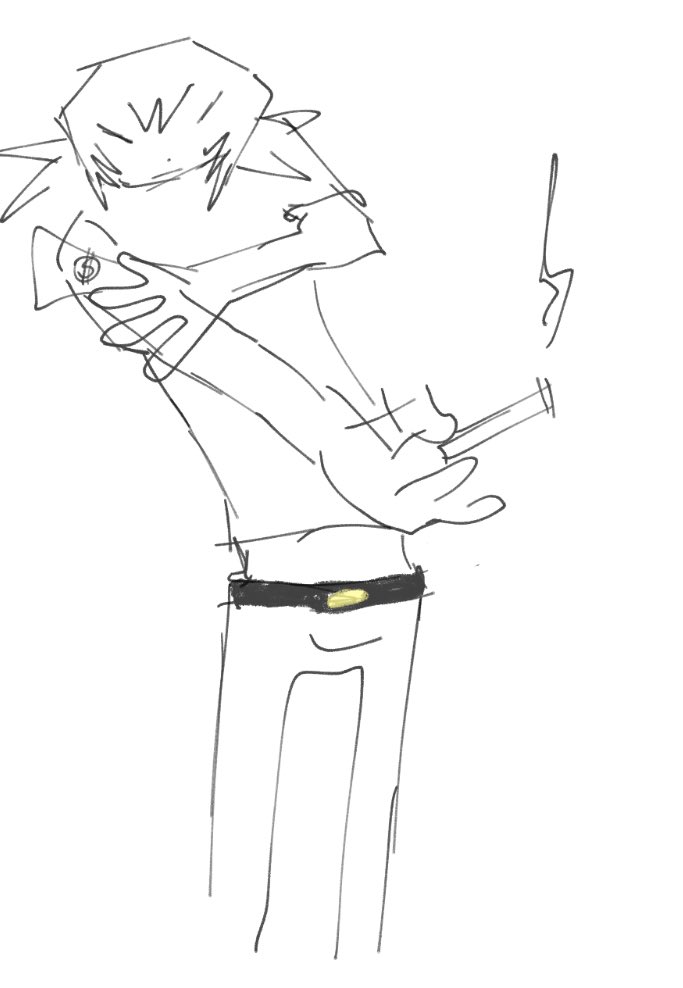 sangosangoban's tweet image. Facetatted dollar spread #doodle