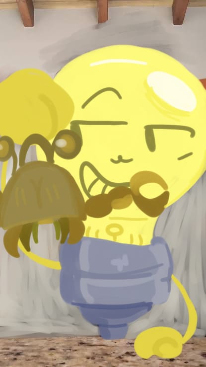 rosas4maria's tweet image. lightbulb's 24 karat gold lababaxter // #inanimateinsanity
