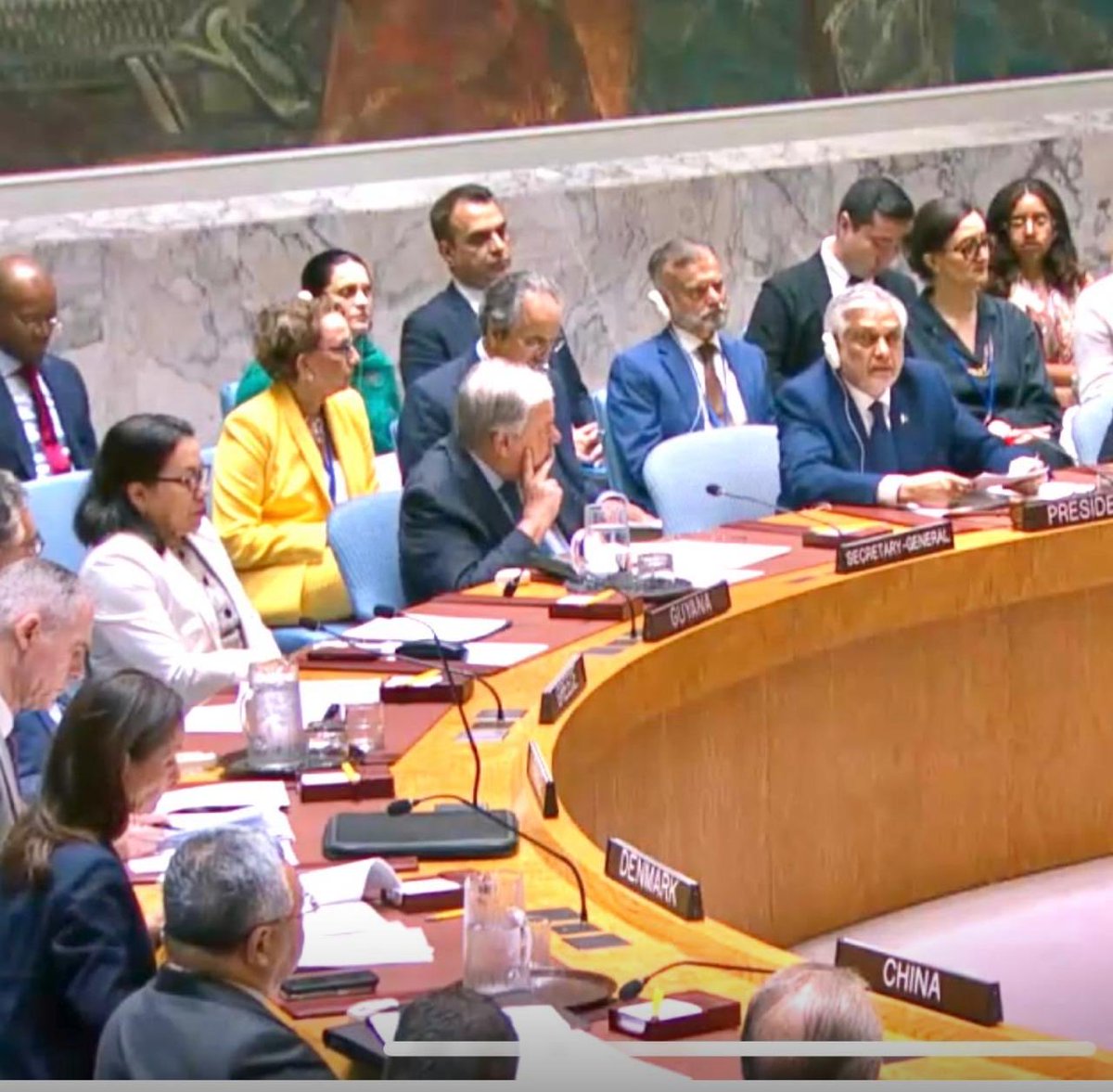 SSaima11's tweet image. The first landmark Security Council resolution on Strengthening Mechanisms for Peaceful Settlement of Disputes calls for implementation of Security Council resolutions for peaceful settlement of disputes including resolutions on Kashmir.
