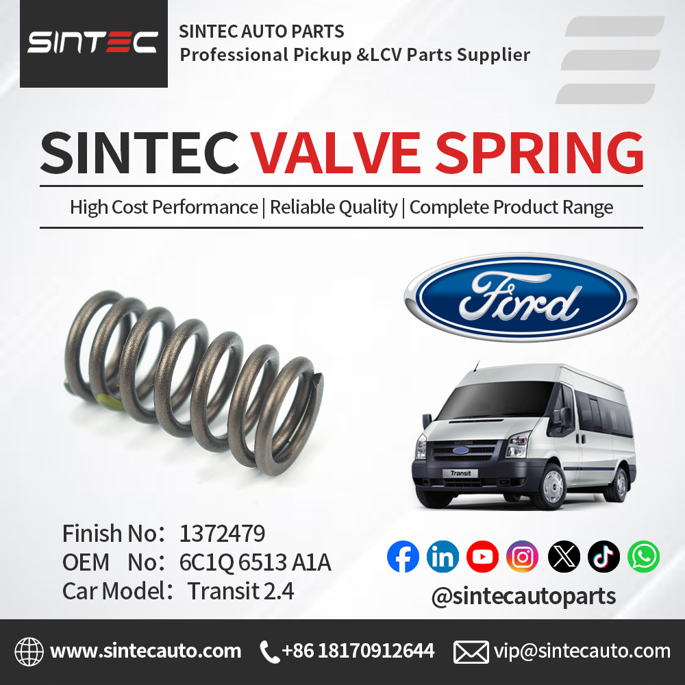 sintecautoparts's tweet image. Boost your Transit 2.4’s engine performance with SINtec Valve Spring!
📎 OEM No: 6C1Q 6513 A1A
🏷️ Finish No: 1372479
🚐 Car Model: Transit 2.4
#Transit2point4 #ValveSpring #EngineParts #SINTEC #AutoMaintenance #CarComponents