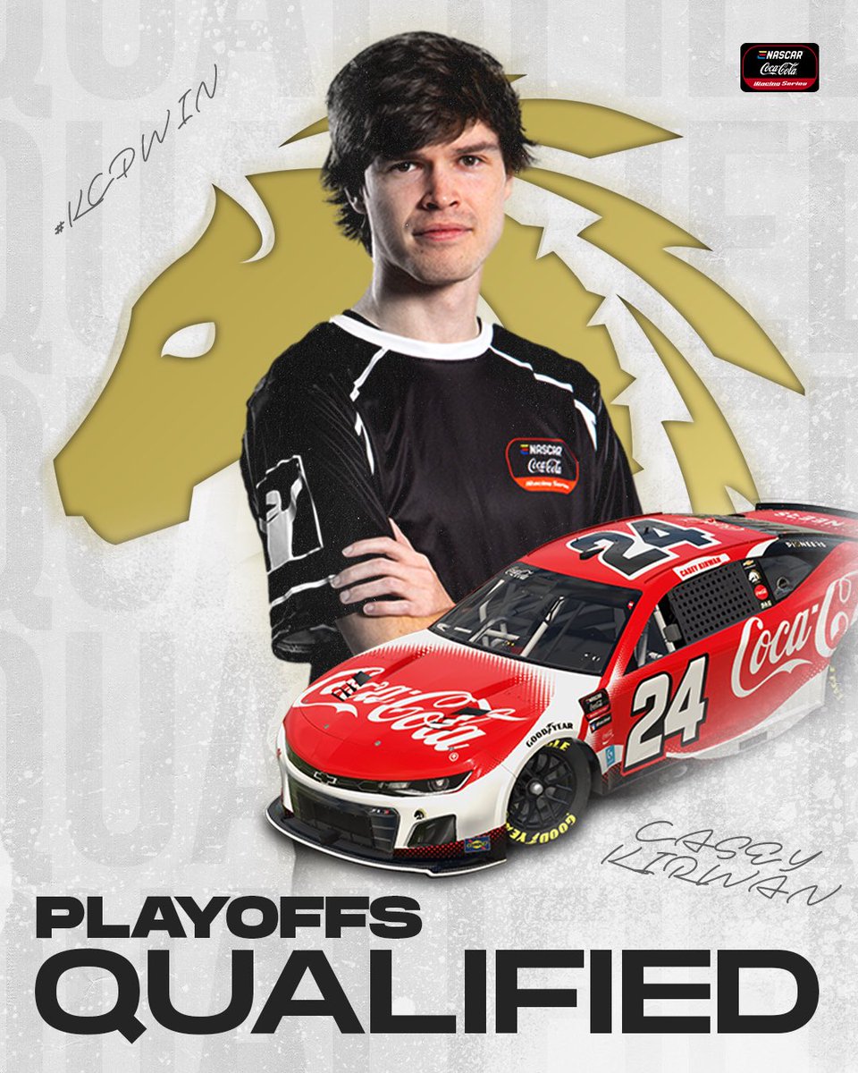 PioneersGG's tweet image. 🔒LOCKED IN!
After tonight’s race @CaseyKirwan95 is officially locked into the @ENASCARGG Playoffs! 🚀
He can have some fun @PoconoRaceway
Then it’s time to compete for a spot in the Champ 4!🔥