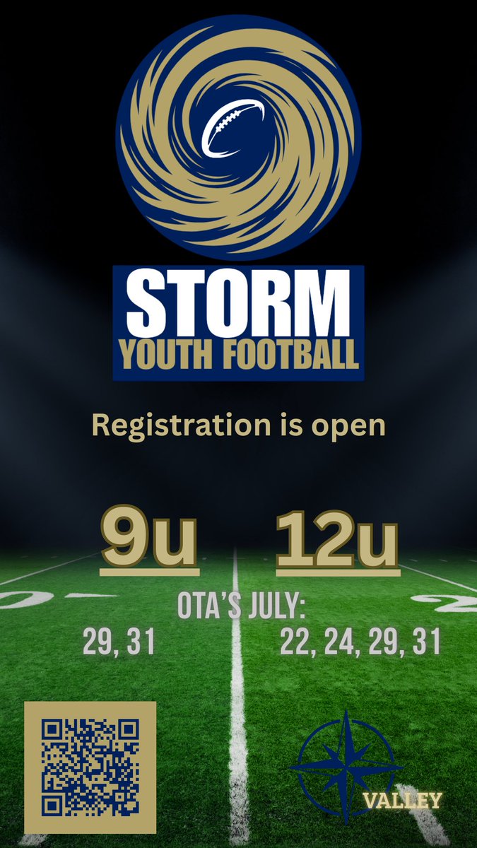 Missed our first OTA? No worries. Come meet our coaches and get some work in! Desert Vista HS practice fields - sw corner of campus #stormseason #sevstorm