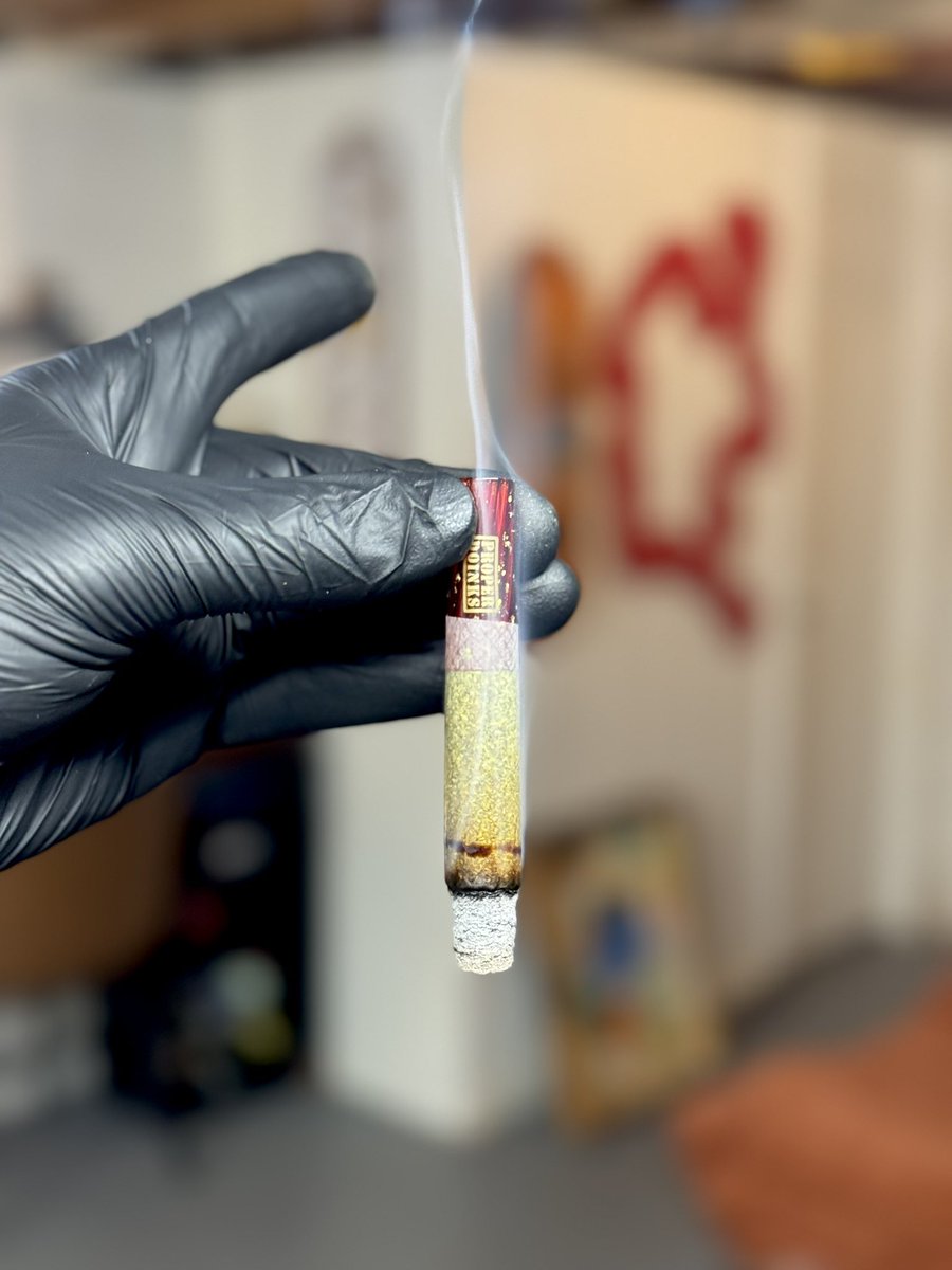 myweedstuff's tweet image. From: @TerpsTester
“Tank On Z”
(Original Z x Dosi 18)
Bred by @ArchiveSeedBank
Organic Living Soil
12mm Red & Gold Flake coned @properdoinks Tip
