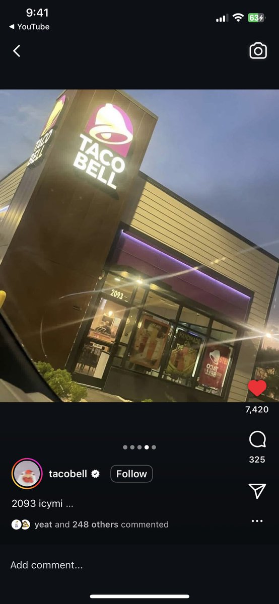 I made it to the official taco bell post