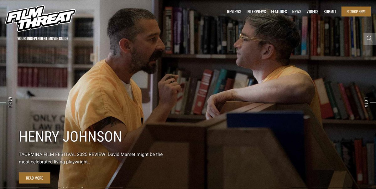 FilmThreat's tweet image. “...a young man who gets swallowed whole by the prison system.” Perry Norton reviews the @Taofilmfest drama Henry Johnson.
filmthreat.com/reviews/henry-… #SupportIndieFilm #HenryJohnson #Drama